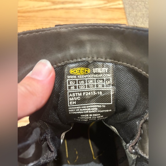 Keen Men’s Utility Steel Toe Boot Size 12 - Picture 7 of 9